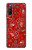 S3354 Red Classic Bandana Case Cover Custodia per Sony Xperia 10 III Lite