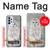 S1566 Snowy Owl White Owl Case Cover Custodia per Samsung Galaxy A23