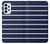 S2767 Navy White Striped Case Cover Custodia per Samsung Galaxy A23