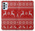 S2835 Christmas Reindeer Knitted Pattern Case Cover Custodia per Samsung Galaxy A23 S2835 Christmas Reindeer Knitted Pattern Case Cover Custodia per Samsung Galaxy A23