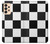 S2492 Black and White Check Case Cover Custodia per Samsung Galaxy A33 5G