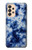 S3439 Fabric Indigo Tie Dye Case Cover Custodia per Samsung Galaxy A33 5G