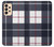 S3452 Plaid Fabric Pattern Case Cover Custodia per Samsung Galaxy A33 5G