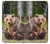 S3558 Bear Family Case Cover Custodia per Samsung Galaxy A53 5G