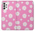 S3500 Pink Floral Pattern Case Cover Custodia per Samsung Galaxy A73 5G