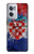 S3313 Croatia Flag Vintage Football Graphic Case Cover Custodia per OnePlus Nord CE 2 5G