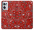 S3354 Red Classic Bandana Case Cover Custodia per OnePlus Nord CE 2 5G