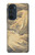 S2680 Japan Art Obi With Stylized Waves Case Cover Custodia per Motorola Edge 30 Pro