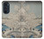 S3350 Utagawa Hiroshige Drum Bridge Yuhi Hill in Meguro Case Cover Custodia per Motorola Edge 30 Pro