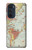 S3418 Vintage World Map Case Cover Custodia per Motorola Edge 30 Pro