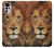 S2870 Lion King of Beasts Case Cover Custodia per Motorola Moto G22