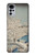 S3350 Utagawa Hiroshige Drum Bridge Yuhi Hill in Meguro Case Cover Custodia per Motorola Moto G22