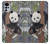 S3793 Cute Baby Panda Snow Painting Case Cover Custodia per Motorola Moto G22