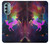 S2486 Rainbow Unicorn Nebula Space Case Cover Custodia per Motorola Moto G Stylus 5G (2022)
