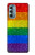 S2683 Rainbow LGBT Pride Flag Case Cover Custodia per Motorola Moto G Stylus 5G (2022)