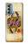 S2833 Poker Card Queen Hearts Case Cover Custodia per Motorola Moto G Stylus 5G (2022)