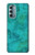 S3147 Aqua Marble Stone Case Cover Custodia per Motorola Moto G Stylus 5G (2022)