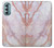 S3482 Soft Pink Marble Graphic Print Case Cover Custodia per Motorola Moto G Stylus 5G (2022)
