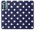 S3533 Blue Polka Dot Case Cover Custodia per Motorola Moto G Stylus 5G (2022)
