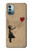 S3170 Girl Heart Out of Reach Case Cover Custodia per Nokia G11, G21