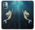 S3250 Mermaid Undersea Case Cover Custodia per Nokia G11, G21