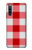 S3535 Red Gingham Case Cover Custodia per Sony Xperia 10 IV