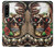 S0753 Skull Wing Rose Punk Case Cover Custodia per Sony Xperia 1 IV S0753 Skull Wing Rose Punk Case Cover Custodia per Sony Xperia 1 IV