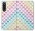 S3499 Colorful Heart Pattern Case Cover Custodia per Sony Xperia 1 IV