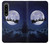 S3508 Xmas Santa Moon Case Cover Custodia per Sony Xperia 1 IV