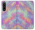 S3706 Pastel Rainbow Galaxy Pink Sky Case Cover Custodia per Sony Xperia 1 IV