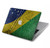 S3297 Brazil Flag Vintage Football Graphic Case Cover Custodia per MacBook Air 13″ (2022,2024) - A2681, A3113