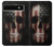 S3850 American Flag Skull Case Cover Custodia per Google Pixel 6a