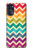 S2362 Rainbow Colorful Shavron Zig Zag Pattern Case Cover Custodia per Motorola Moto G (2022)