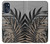 S3692 Gray Black Palm Leaves Case Cover Custodia per Motorola Moto G (2022)