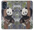 S3793 Cute Baby Panda Snow Painting Case Cover Custodia per Motorola Moto G (2022)