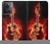 S0415 Fire Guitar Burn Case Cover Custodia per OnePlus 10R