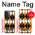 S3421 Black Orange White Argyle Plaid Case Cover Custodia per OnePlus 10R