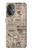 S3819 Retro Vintage Paper Case Cover Custodia per OnePlus Nord N20 5G