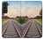 S3866 Railway Straight Train Track Case Cover Custodia per Samsung Galaxy S22 Plus