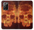 S3881 Fire Skull Case Cover Custodia per Samsung Galaxy Note 20 Ultra, Ultra 5G