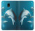 S3878 Dolphin Case Cover Custodia per Samsung Galaxy J7 (2018), J7 Aero, J7 Top, J7 Aura, J7 Crown, J7 Refine, J7 Eon, J7 V 2nd Gen, J7 Star