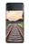 S3866 Railway Straight Train Track Case Cover Custodia per Samsung Galaxy Z Flip 3 5G