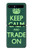 S3862 Keep Calm and Trade On Case Cover Custodia per Samsung Galaxy Z Flip 5G