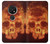 S3881 Fire Skull Case Cover Custodia per Nokia 7.2