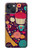 S2353 Paris Cartoon Vintage Pattern Case Cover Custodia per iPhone 14