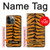 S0576 Tiger Skin Case Cover Custodia per iPhone 14 Pro