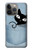 S2641 Pocket Black Cat Case Cover Custodia per iPhone 14 Pro