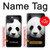 S1072 Panda Bear Case Cover Custodia per iPhone 14 Plus