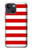 S2364 Red and White Striped Case Cover Custodia per iPhone 14 Plus