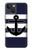 S2758 Anchor Navy Case Cover Custodia per iPhone 14 Plus